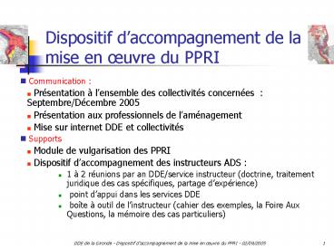 Plan de Prvention du Risque Inondation