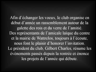 Aucun titre de diapositive