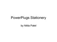 PowerPlugs: Stationery - Designs