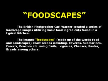 Food Scapes