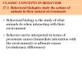 CONCEPTS IN BEHAVIOR PowerPoint PPT Presentation