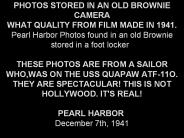 Pictures of Pearl Harbor by a Sailor