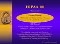 HIPAA 101 PowerPoint PPT Presentation