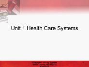 Health Care Systems