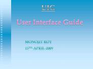 User Interface Guide