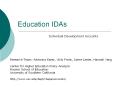 Education IDAs PowerPoint PPT Presentation