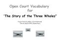 Open Court Vocabulary for PowerPoint PPT Presentation