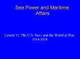 Sea Power and Maritime Affairs PowerPoint PPT Presentation