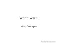 World War II PowerPoint PPT Presentation