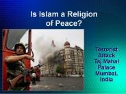 Is Islam a Religion of Peace?