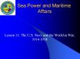 Sea Power and Maritime Affairs PowerPoint PPT Presentation