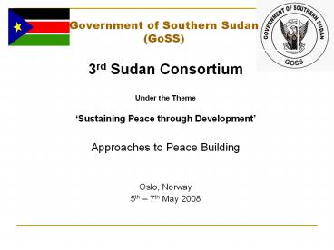 This presentation covers key components of the Approaches t