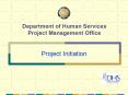 Department of Human Services Project Management Office PowerPoint PPT Presentation