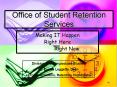 Office of Student Retention Services PowerPoint PPT Presentation