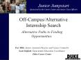 OffCampusAlternativeInternship Search PowerPoint PPT Presentation