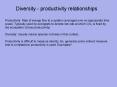 Diversity - productivity relationships PowerPoint PPT Presentation