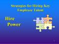 Strategies for Hiring Key Employee Talent PowerPoint PPT Presentation