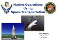 Marine Operations Using Space Transportation PowerPoint PPT Presentation