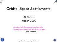Orbital Space Settlements