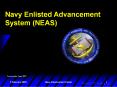 Navy Enlisted Advancement System (NEAS) PowerPoint PPT Presentation
