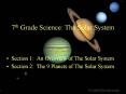7th Grade Science: The Solar System PowerPoint PPT Presentation