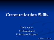 Communication Skills