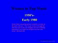 Women in Pop Music PowerPoint PPT Presentation