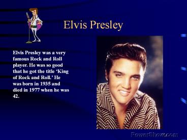 Elvis Presley