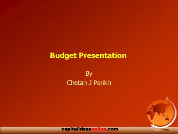 Budget Presentation