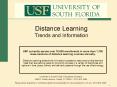 Distance Learning Trends and Information PowerPoint PPT Presentation