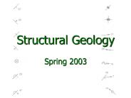 Structural Geology