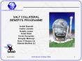 SALT COLLATERAL BENEFITS PROGRAMME PowerPoint PPT Presentation