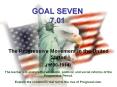 GOAL SEVEN 7.01 PowerPoint PPT Presentation