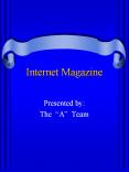 Internet Magazine PowerPoint PPT Presentation