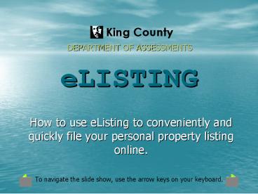 eLISTING