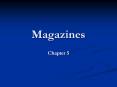 Magazines PowerPoint PPT Presentation