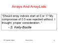 Arrays And ArrayLists PowerPoint PPT Presentation