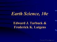 Earth Science, 10e