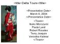 titleDelta Tourstitle PowerPoint PPT Presentation