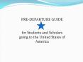Pre Departure Guide