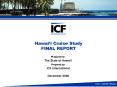 Hawaii Cruise Study FINAL REPORT