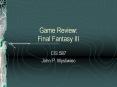 Game Review: Final Fantasy III PowerPoint PPT Presentation