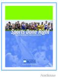 Sports Done Right PowerPoint PPT Presentation