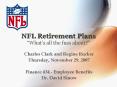 NFL Retirement Plans  PowerPoint PPT Presentation