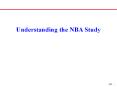 Understanding the NBA Study PowerPoint PPT Presentation