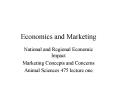 Economics and Marketing PowerPoint PPT Presentation