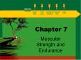 Muscular Strength and Endurance PowerPoint PPT Presentation