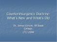 Counterinsurgency Doctrine Whats New and Whats Old PowerPoint PPT Presentation