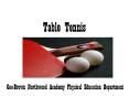 Table Tennis PowerPoint PPT Presentation