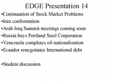 EDGE Presentation 14